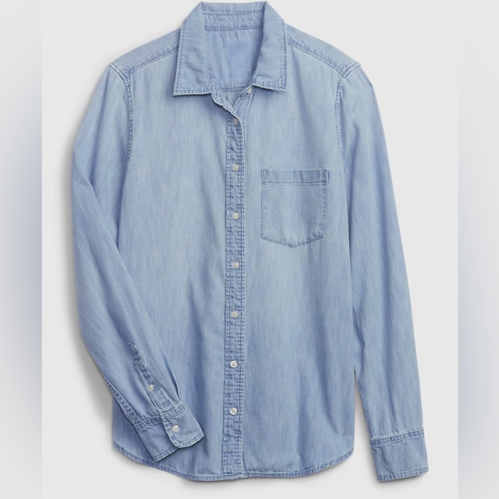 GAP Organic Cotton Denim Shirt - Picture 4 of 9